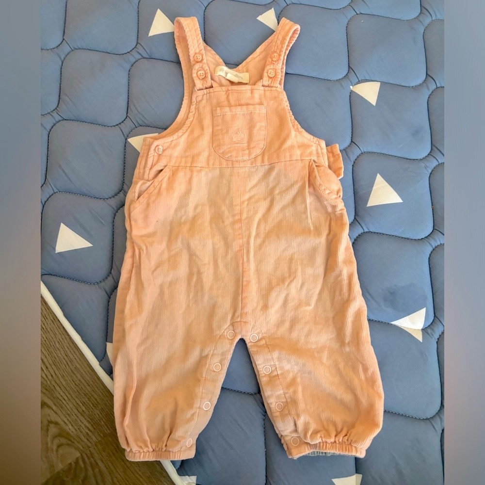Babycottons light pink overalls